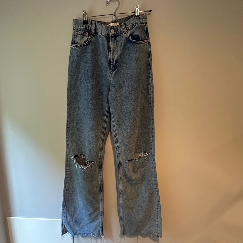 Zara wide leg jeans